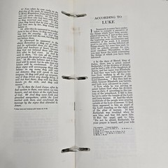 The New Covenant New Testament RSV Wide Margin 3 Ring Binder 1962 Looseleaf