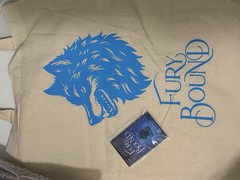 Signed fury bound by sable Sorensen- Waterstone edition w/ pin & tote