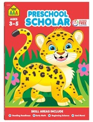 School Zone Preschool Scholar Workbook: 64 Pages, Pre-K, Kindergarten, Begin…