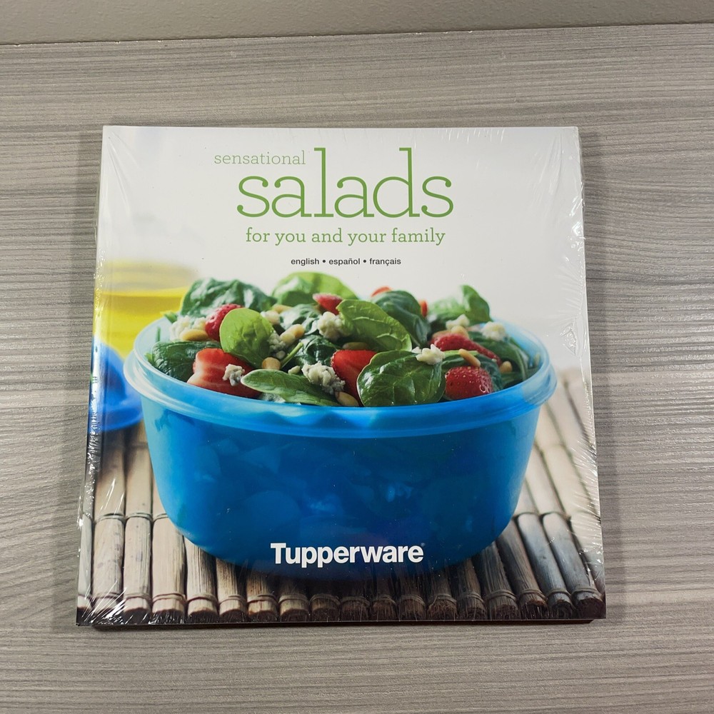 Tupperware Sensational Salads Recipe Book Dressings Healthy 112 Pages NIP New!