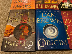Robert Langdon – Complete 6-Book Hardcover Series Set – Dan Brown – RARE!