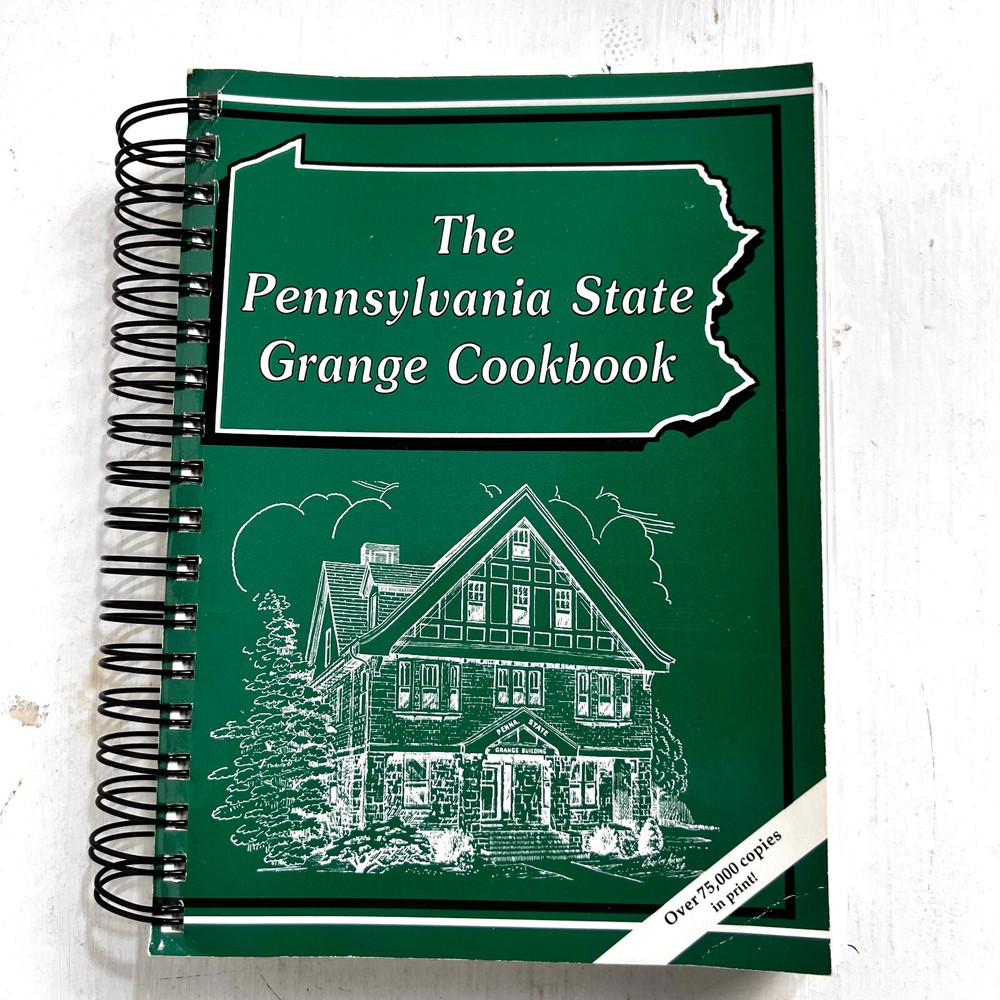 The Pennsylvania State Grange Cookbook 1993 Spiral Bound 432 Pages