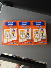 3x School Zone Time & Money Flash Cards Ages 6+ 1st 2nd Grade Learning Set Math