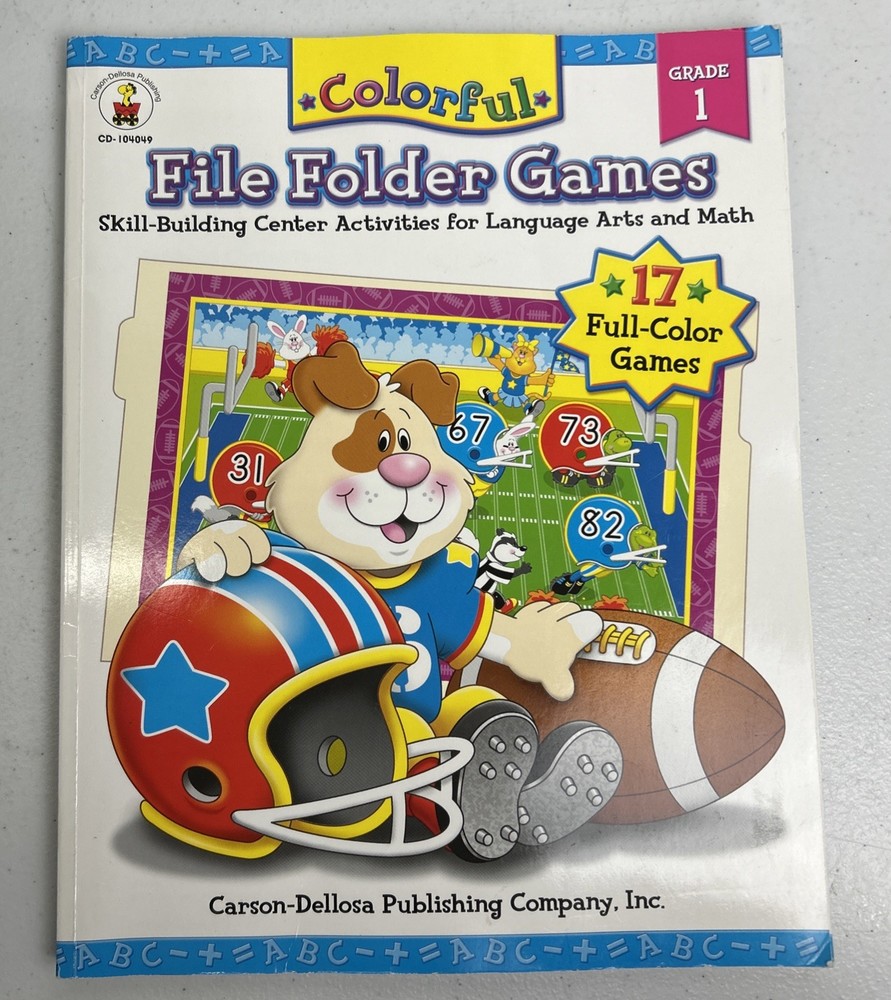 Colorful File Folder Games : Skill-Building Center Activities for Language Arts