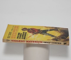 VIOLENT MAVERICK by Walt Coburn – Lancer 1963 Vintage Western Action Paperback