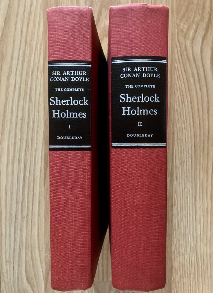 Sir Arthur Conan Doyle THE COMPLETE SHERLOCK HOLMES Vols. 1 & 2 Doubleday 1930