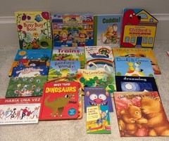 Assorted 19 toddler books- all hardcover and one paperback