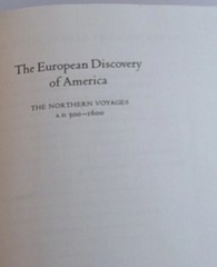 European Discovery of America the Northern Voyages A. D. 500-1600 Morison (HC )