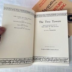 THE LORD OF THE RINGS by J.R.R. Tolkien 1965 3 Volume Box Set 2nd Ed 1st Print