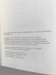 20 CENTURIES OF GREAT PREACHING” |COMPLETE 13 VOL SET, 1979 BLUE HARDBACK