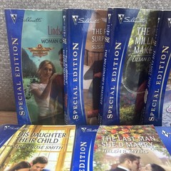 Lot of 7 Harlequin Silhouette Special Edition Romance Books Mixed Bundle Lot