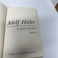 Adolf Hitler Volumes 1 & 2 by John Toland (1976, Hardcover)