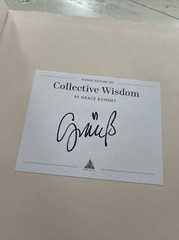 Collective Wisdom Grace Bonney HC Signed Edition Women Over 50 Inspiration