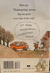 It’s Thanksgiving by Jack Prelutsky 1982 Scholastic Inc. PB #0590415719