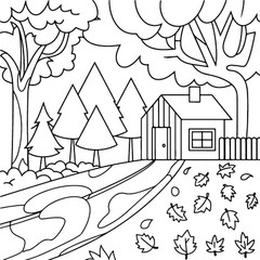 Fall Vibes Coloring Book