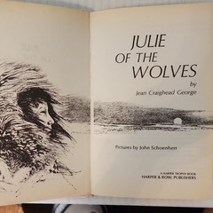 Julie of the Wolves by Jean Craighead George Hardcover Harper Trophy 1972 Illus