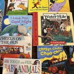 Lot of 44 Children BOARD Hardcover BABY TODDLER DAYCARE PRESCHOOL Kids BOOKS MIX