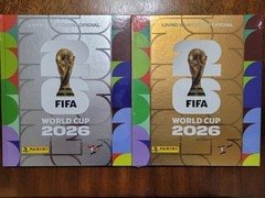 Panini World Cup USA 2026 Empty SILVER and GOLD HARDCOVER Albums Brazil