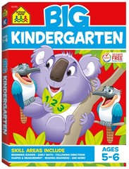 School Zone Big Kindergarten Workbook: 320 Pages, Early Reading and Writing,…