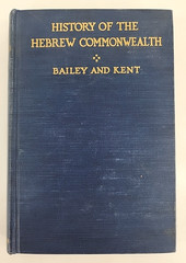 History Of The Hebrew Commonwealth Vintage 1949 Edition Charts Maps Illustration