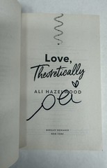 Love, Theoretically by Ali Hazelwood-Paperback Novel SIGNED. 1st Ed. 1st Print