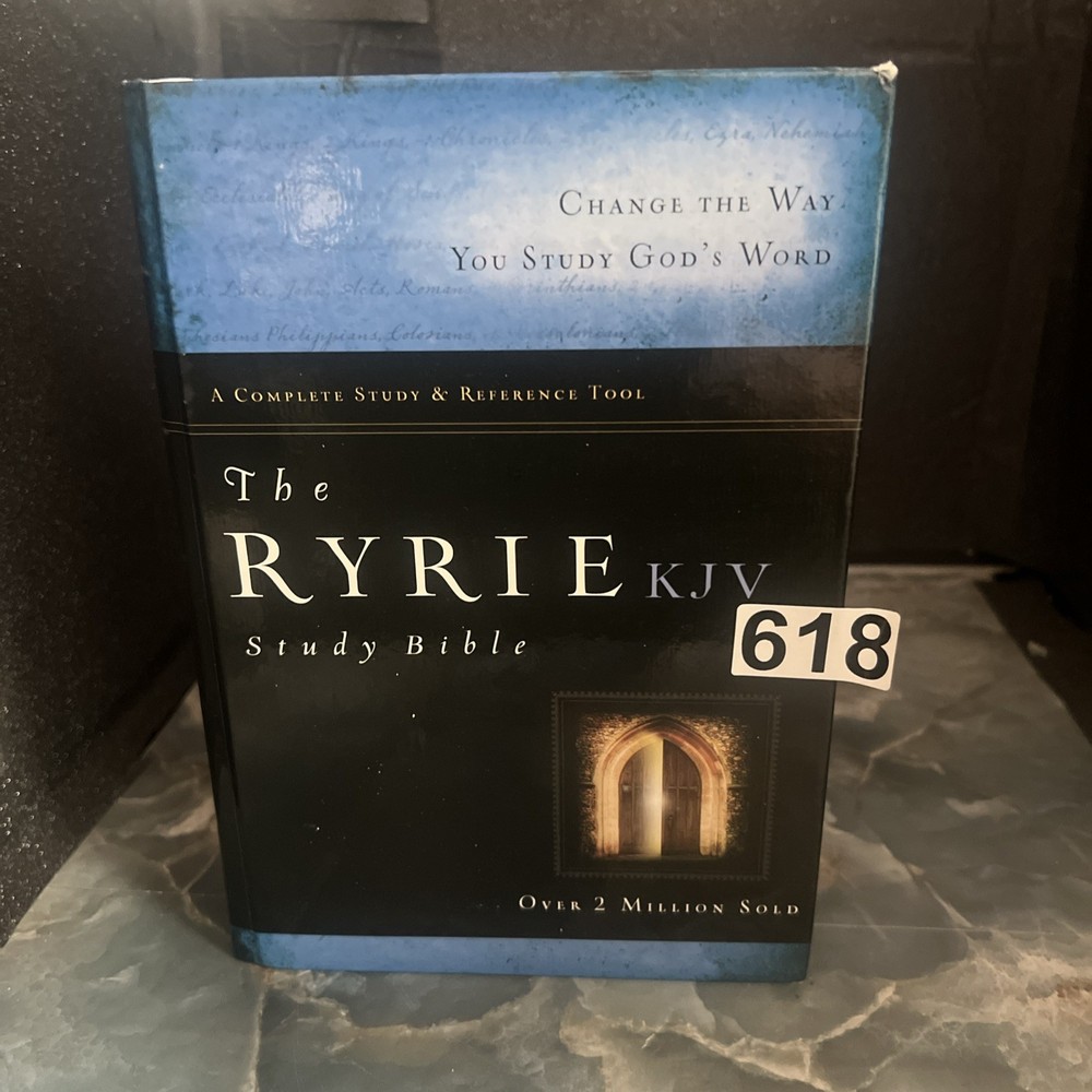Ryrie KJV Study Bible by Charles C. Ryrie (2008, Hardcover) VG+