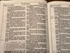 Original 1611 King James Bible KJV AV1611 Facsimile Brown w/ Apocrypha Softcover