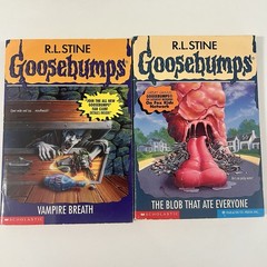 Vintage Goosebumps Book Lot of 13 R.L. Stine PB Horror Books Chapter Books Kids