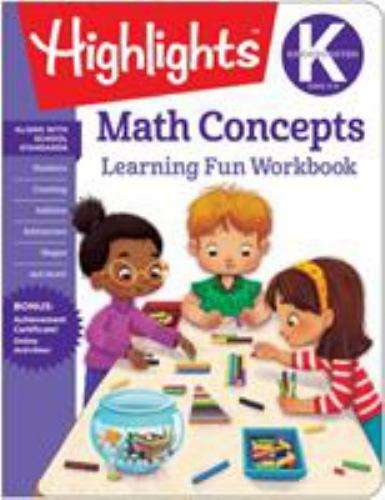 Kindergarten Math Concepts; Highlights Learning F- 9781684372836, paperback, new