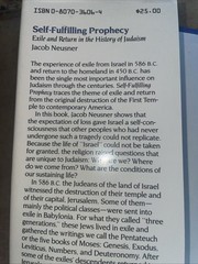 Self-Fulfilling Prophecy : Exile and Return in the History of Judaism by…