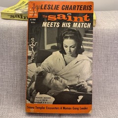 The Saint 6 book lot by Leslie Chartering Vintage 1930s 40s 60s Paperbacks
