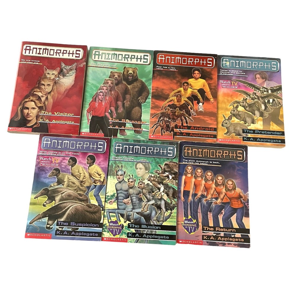 Animorphs Andalite Chronicles Vintage Applegate Kid’s Scholastic 7 Paperbacks