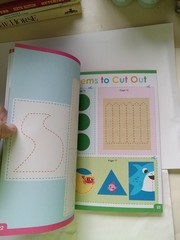 Scholastic Scissor Skills Cut-and-Paste Activity Book Ages 4-8 Illustrated