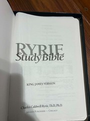 The Ryrie KJV Study Bible Bonded Leather Burgundy by Charles C Ryrie