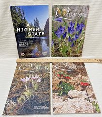 4 VINTAGE Rock Garden Books Quarterly Paper Back 2013 2014 2015 Back Issues