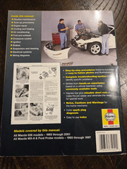 Mazda 626 & MX-6, and Ford Probe (1993-2001) Automotive Repair Manual (Haynes…