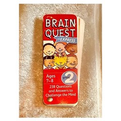 🔴Brain Quest Express🧠Grade 2🎓Workman Publishing❓Ages 7-8📕238🆓Questions📬Red