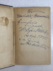 William Lyon Phelps Autobiography w/Letters 1939 HC Author Scholar & Critic B203