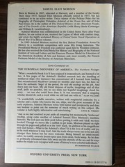 Morison EUROPEAN DISCOVERY AMERICA Northern Voyages 1971 3rd Print DJ