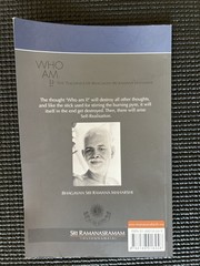 Sri Ramana Maharshi’s Words of Grace Self Inquiry & Who Am I Teachings Book