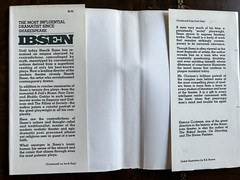 Ibsen by Harold Clurman Masters of World Literature Series ( 1977 – HC/ DJ )