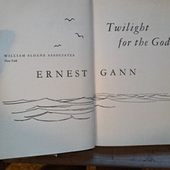 Twilight for the Gods Ernest Gann Sloane Historical Fiction 1956 HC 212 Pages