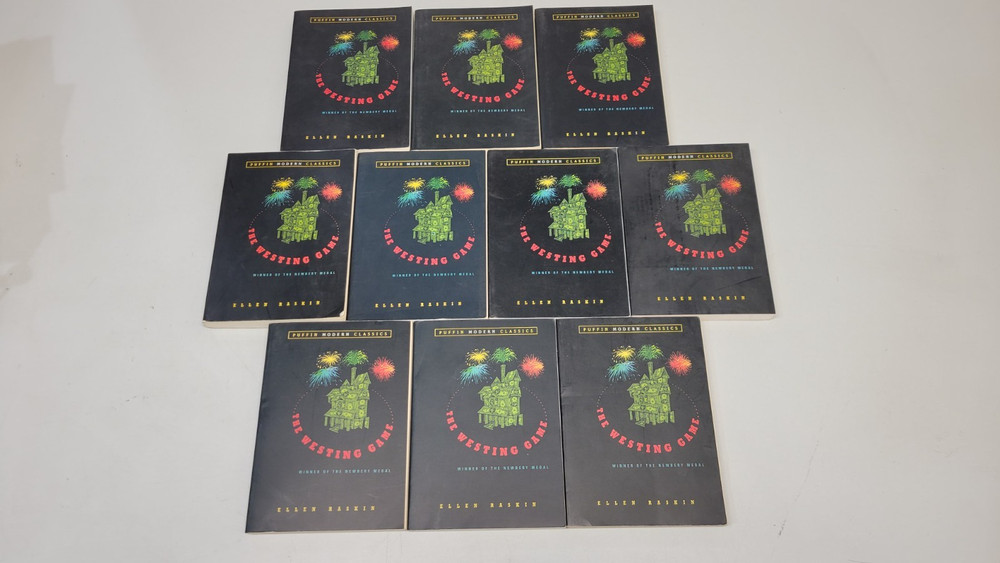 Guided Reading Lot of 10 The Westing Game by Ellen Raskin Class Set Paperbacks