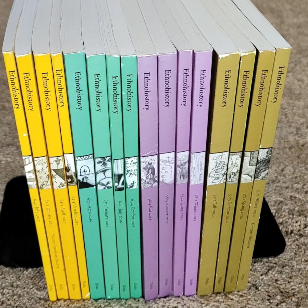 Ethnohistory (16 Volumes), Duke University Press (2010, 2011, 2016, 2017) #2