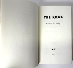 The Road (Pulitzer) Cormac McCarthy 2006 1st ed 1st print in Mylar, Very good