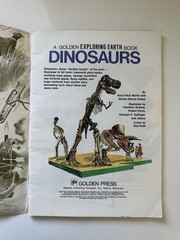 Vintage Golden Press Golden Exploring Earth Book Dinosaurs PB 1973 Illus