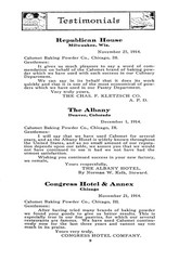 1914 Modern Mixes For Bakers Cook Book 62 Pages