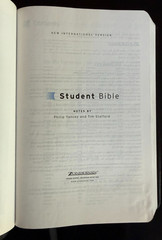 NIV Student Bible Revised Compact Edition (Leather, 2002)