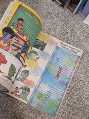 A1 Sesame Street Big Bird’s Busy Book Staring Jim Henson’s Muppets 1975 Vintage