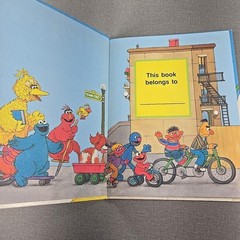 On My Way With Sesame Street Vol 13 In The City 1989 Hardcover Book